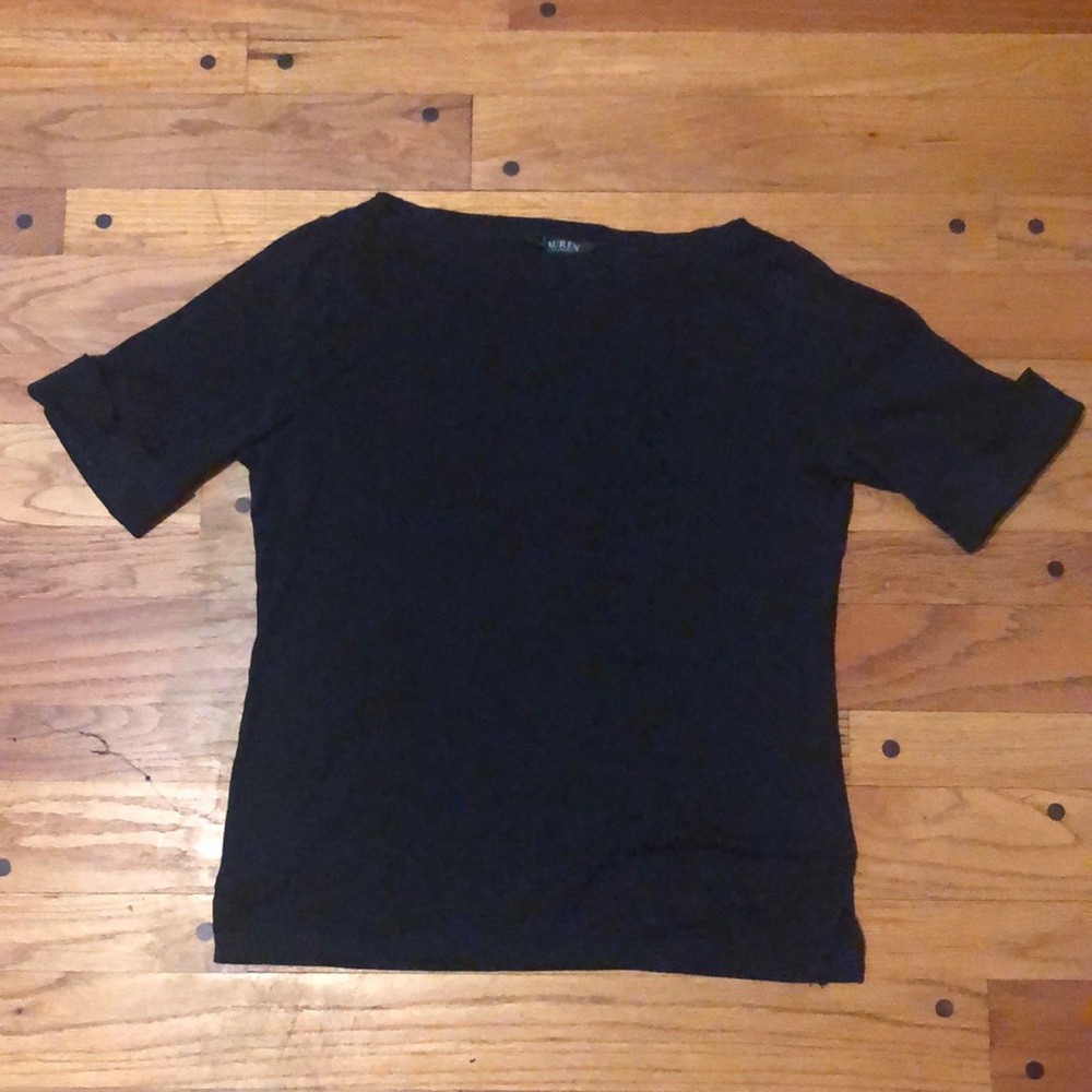 Lauren Ralph Lauren Navy Boatneck